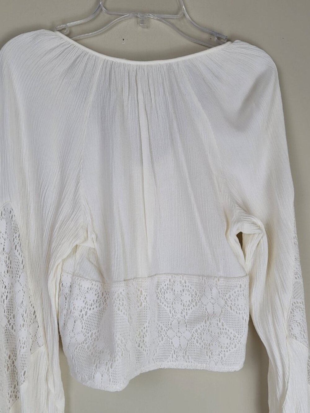 Chelsea & Violet Lace Matching Set Boho Coquette Top & Tiered Mini Skirt S M - Picture 9 of 14